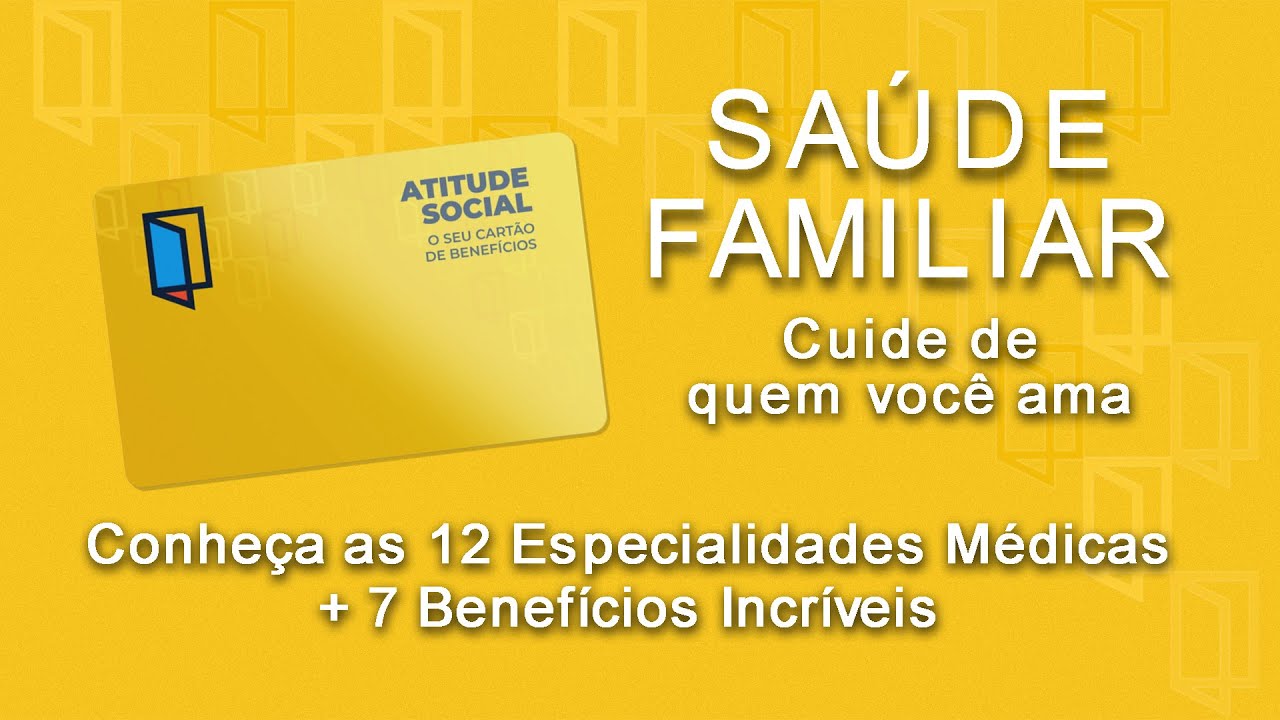 Cartão de Benefícios Atitude Social #atitudesocial #cartaodebeneficios